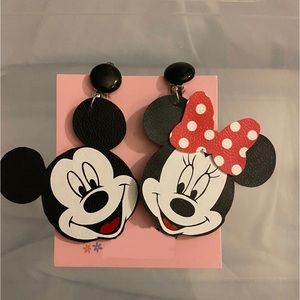 Mickey and Minnie earrings